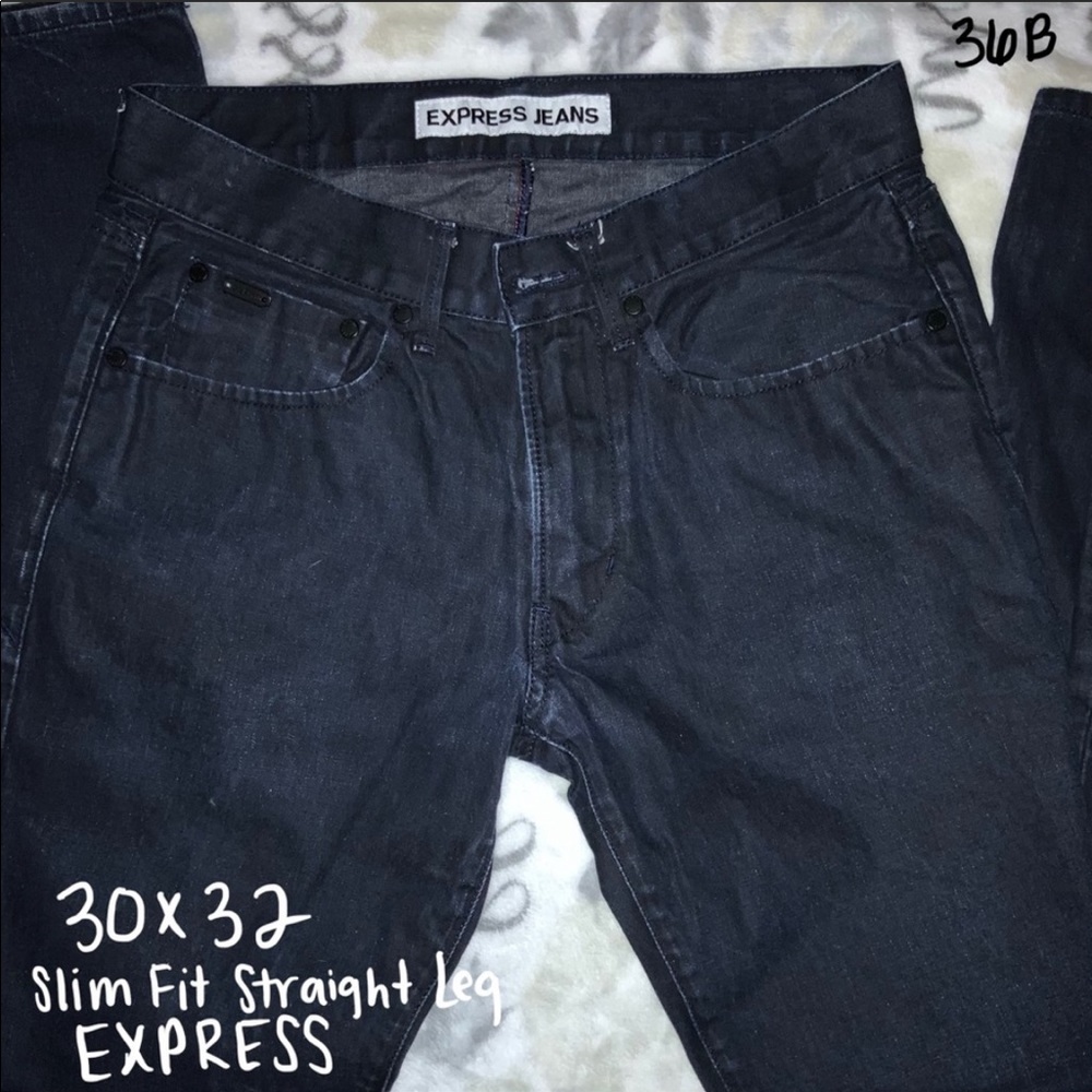 *3/$20* Express Rocco Slim Fit Straight (30x32)